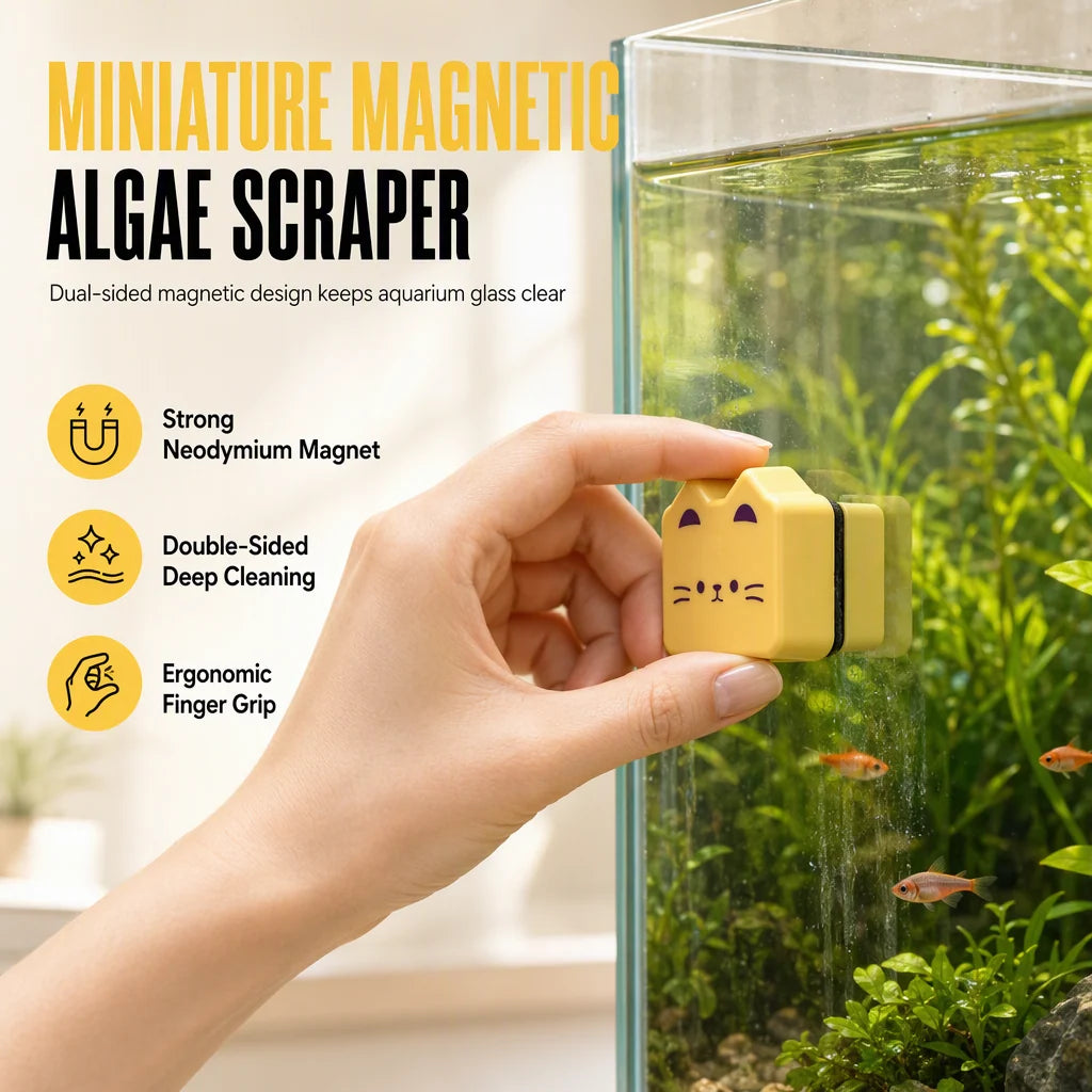 AquaClear™ — Effortless Aquarium Glass Cleaning for a Crystal-Clear View