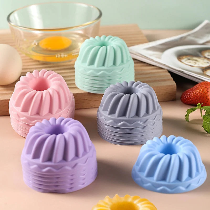 BakeJoy™ — Transform Your Baking Experience with Non-Stick Silicone Muffin Cups