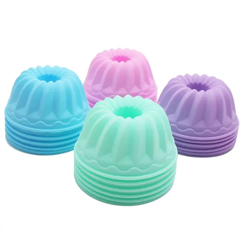 BakeJoy™ — Transform Your Baking Experience with Non-Stick Silicone Muffin Cups