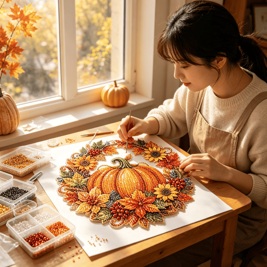 CraftiGlow™ — Illuminate Your Space with a Stunning Autumn Wreath 2