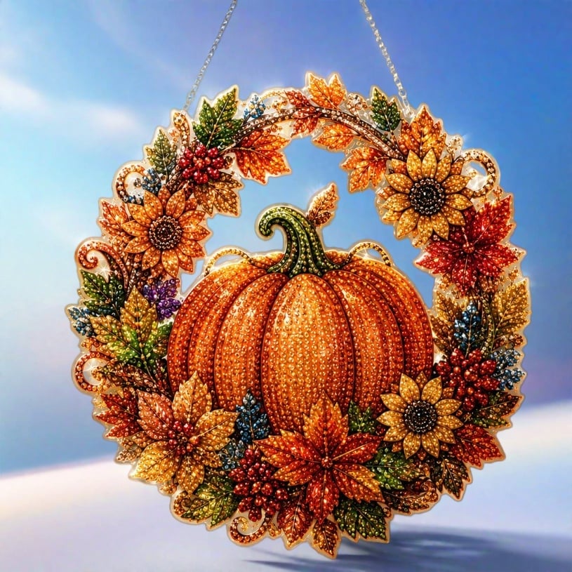 CraftiGlow™ — Illuminate Your Space with a Stunning Autumn Wreath 4