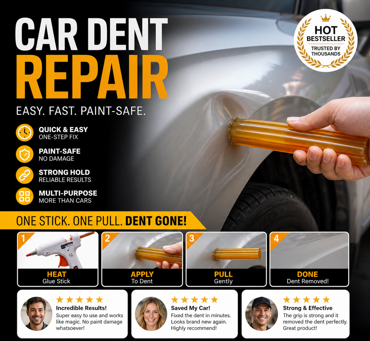 DentMaster Pro™ — Effortless Car Dent Removal For A Flawless Finish 3