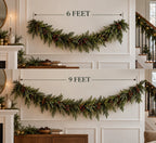 FestivaLuxe™ Christmas Garland — Transform Your Holiday Space with Timeless Elegance