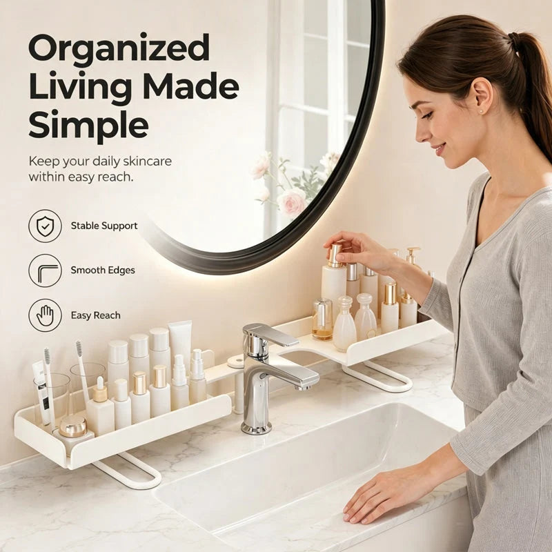 FlexiSpace™ — Effortlessly Organize Under Sink Clutter for a Tidy Home