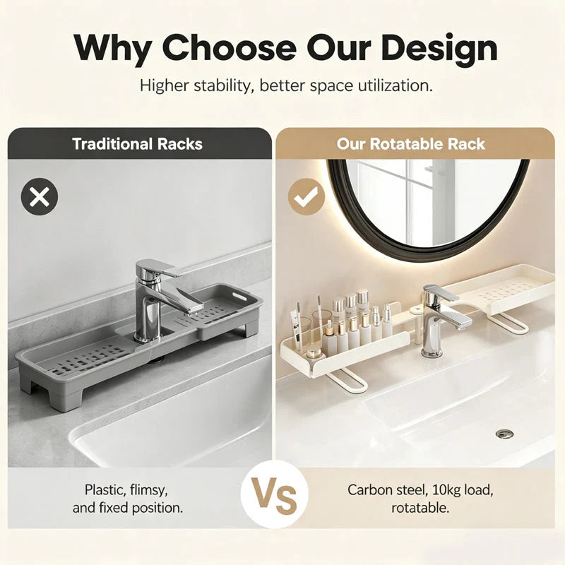 FlexiSpace™ — Effortlessly Organize Under Sink Clutter for a Tidy Home