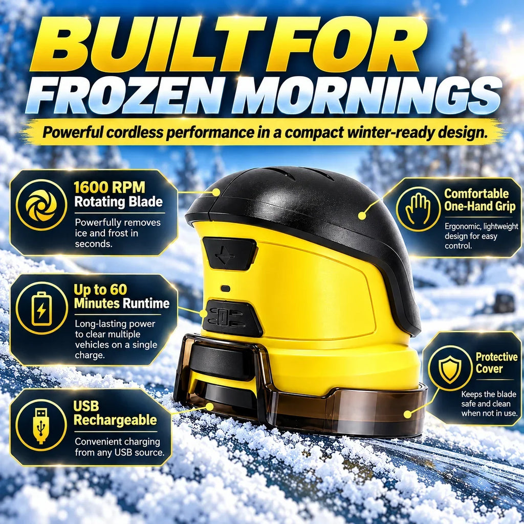 FrostAway™ — Effortlessly Clear Ice and Frost from Your Windshield