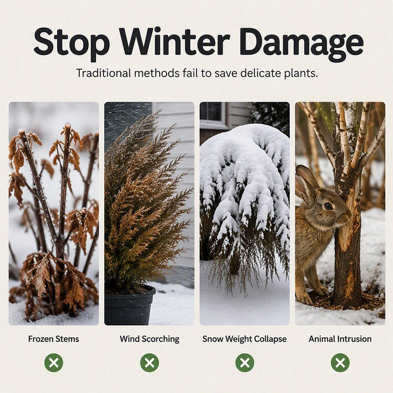 FrostGuard™ — Keep Your Plants Cozy and Protected Through Winter's Chill
