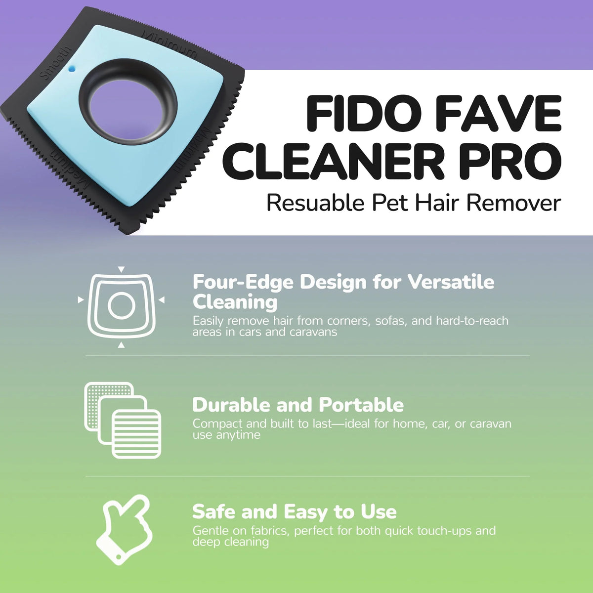FurEase™ — Effortlessly Remove Pet Hair From Any Surface