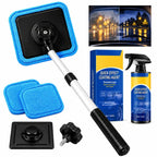 GlassWiz™ — Achieve Streak-Free Clarity with Effortless Dual-Sided Car Window Cleaning