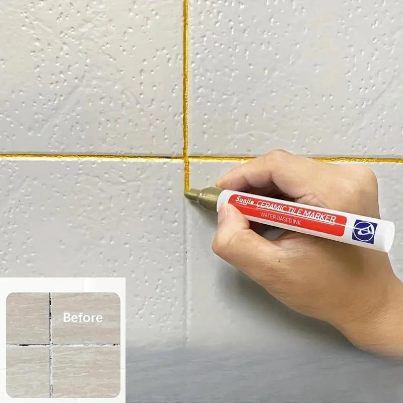 GroutRevive™ — Restore Your Tile Grout Effortlessly with Waterproof Colors