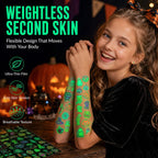 LumiGlow™ — Illuminate Your Celebrations with Stunning Glow-in-the-Dark Tattoo Stickers
