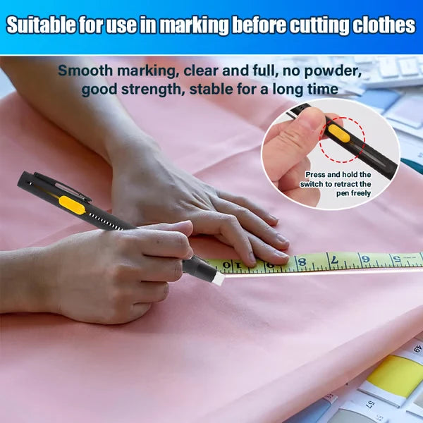 MarkEase™ — Achieve Flawless Fabric Markings for Seamless Sewing Creativity