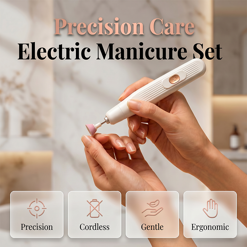 NailGleam™ — Effortless Nail Care With A Battery Operated Fingernail File 1