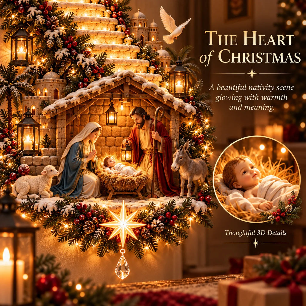 NativityGlow™ — Illuminate Your Home with Heartfelt Holiday Cheer
