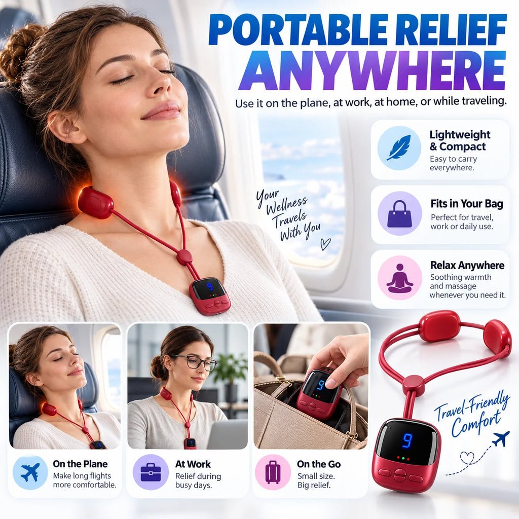NeckEase™ — Rejuvenate Your Neck and Shoulders with Soothing Heat Therapy