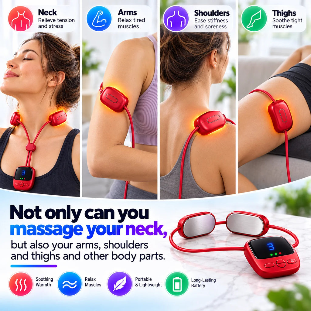 NeckEase™ — Rejuvenate Your Neck and Shoulders with Soothing Heat Therapy