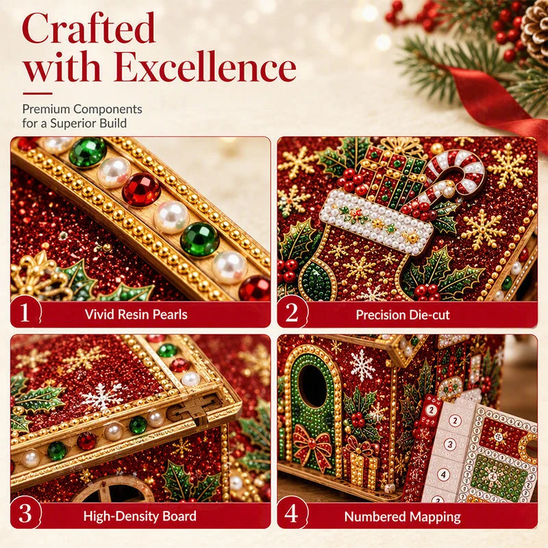 PearlArtistry™ — Create Enchanting Christmas Decorations for a Festive Home