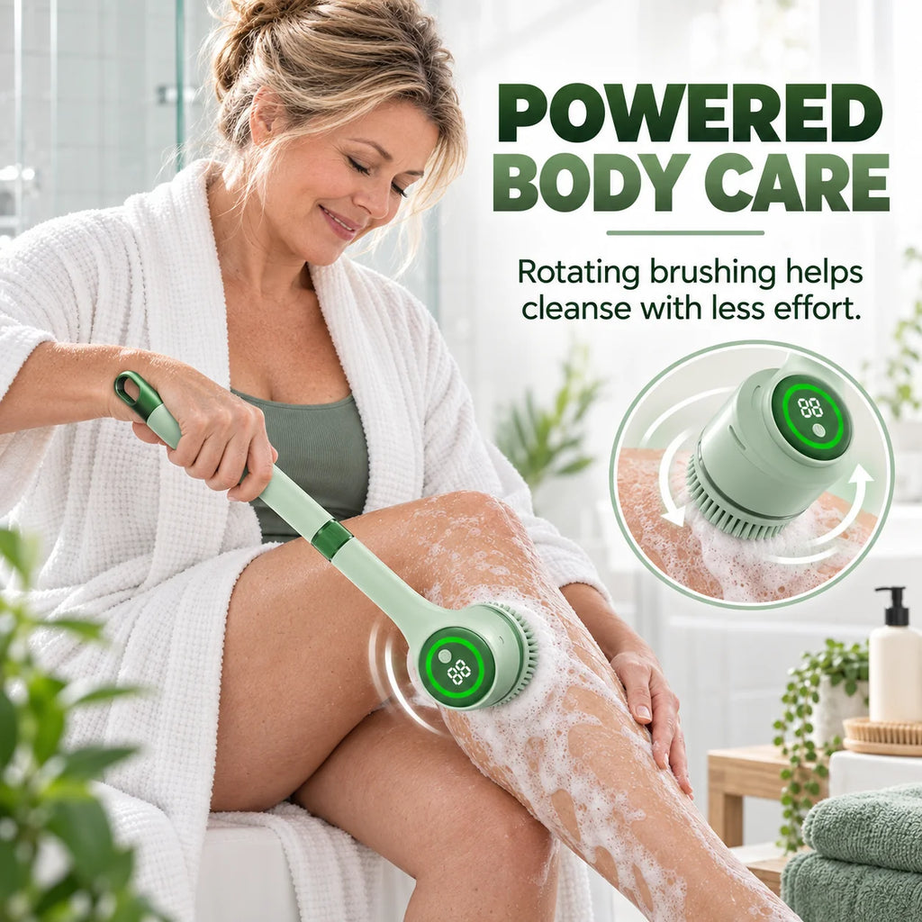 ScrubEase™ — Effortless Reach for a Refreshing Shower Experience