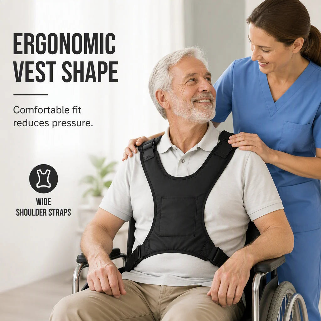 SecureVest™ — Comfort and Security for Wheelchair Users