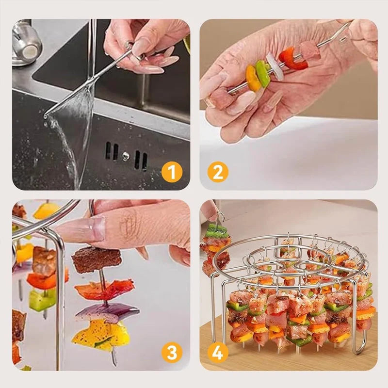 SkewerMaster™ — Elevate Your Kebab Experience with Effortless Cooking
