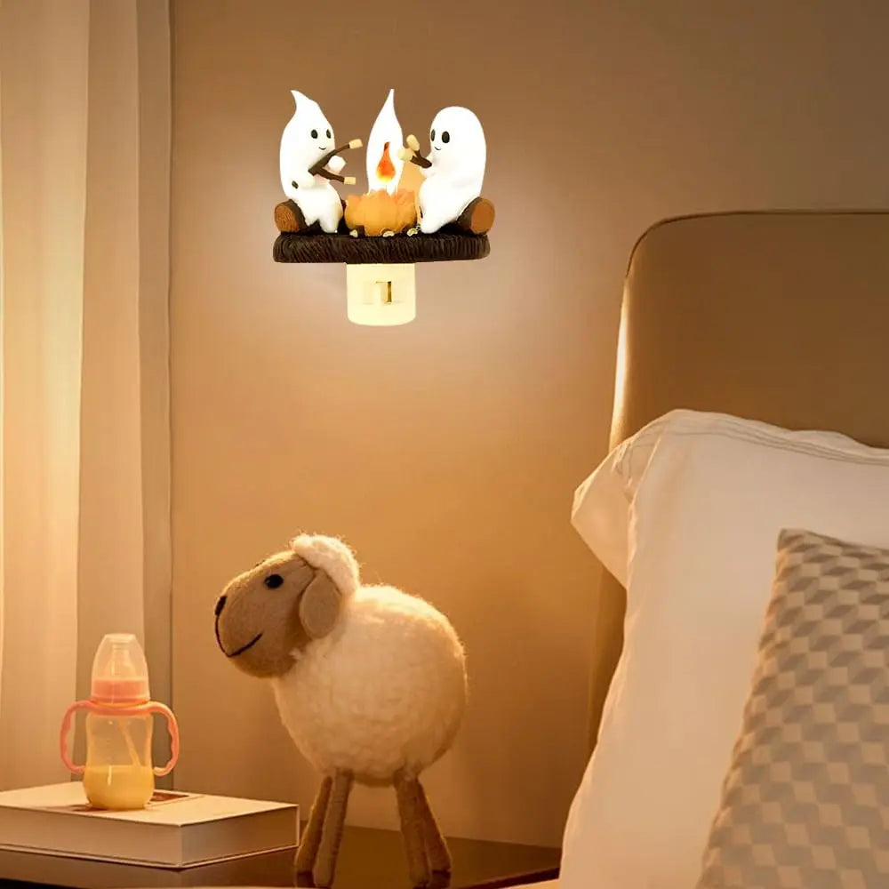 SpectraGlow™ — Create a Spooky Atmosphere with a Flickering LED Night Light