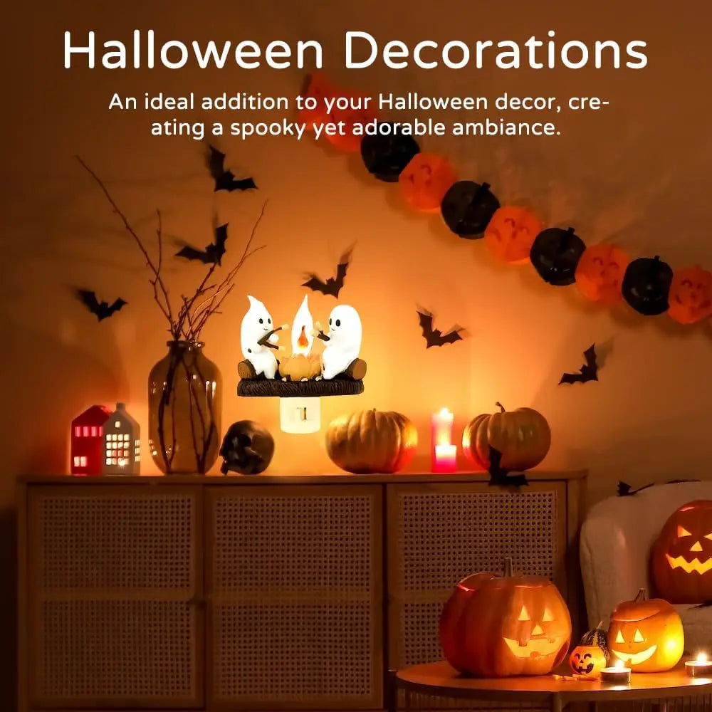 SpectraGlow™ — Create a Spooky Atmosphere with a Flickering LED Night Light