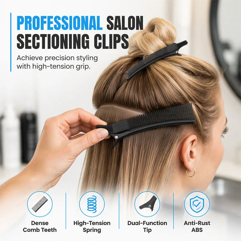 StrandMaster™ — Simplify Your Hair Styling with Effortless Sectioning and Secure Grip