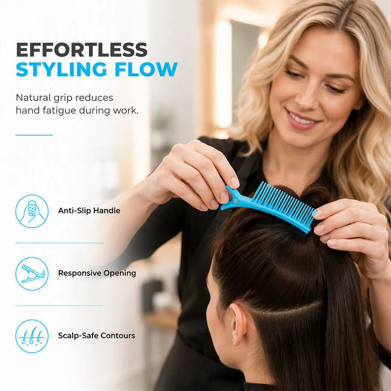 StrandMaster™ — Simplify Your Hair Styling with Effortless Sectioning and Secure Grip